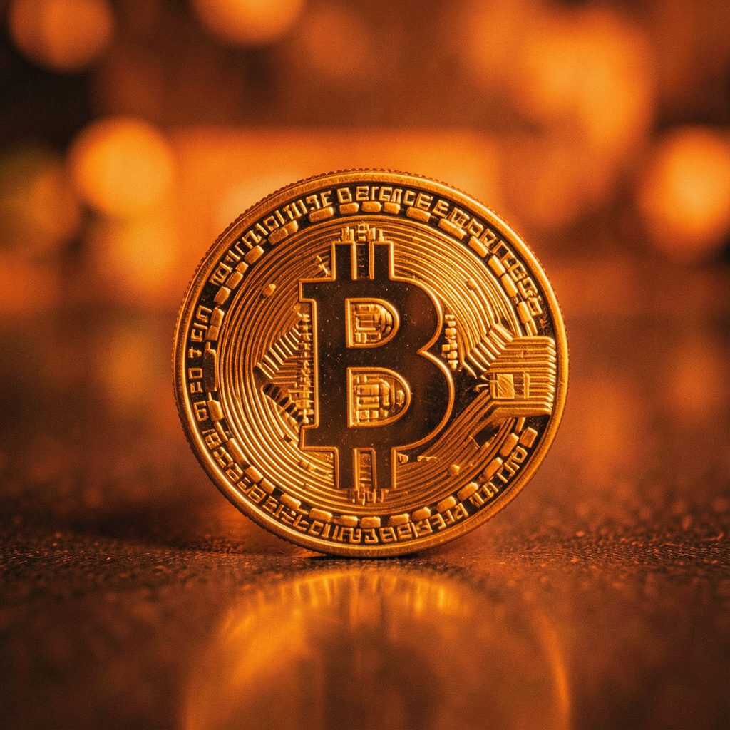 ソフトなピンクとグレージュのトーン、仮想通貨の将来を見据えた抽象的なイメージ